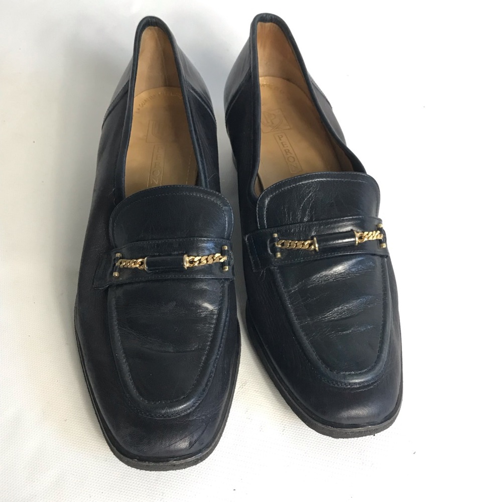 Vintage Peron sz 10 made in Italy genuine leather - Picture 2 of 7